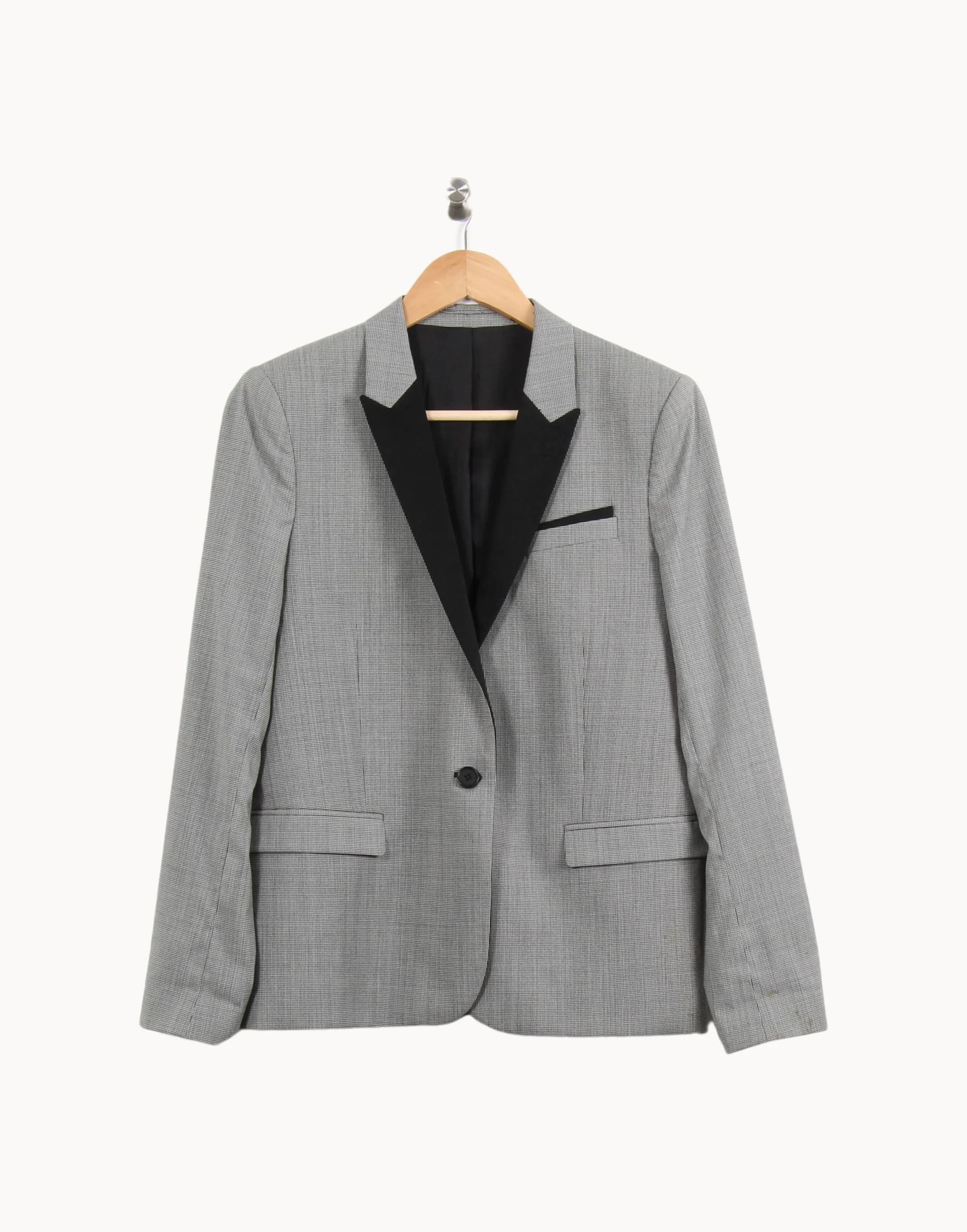 Veste De Smoking Grise Et Noire - Taille L/40 - Image 2