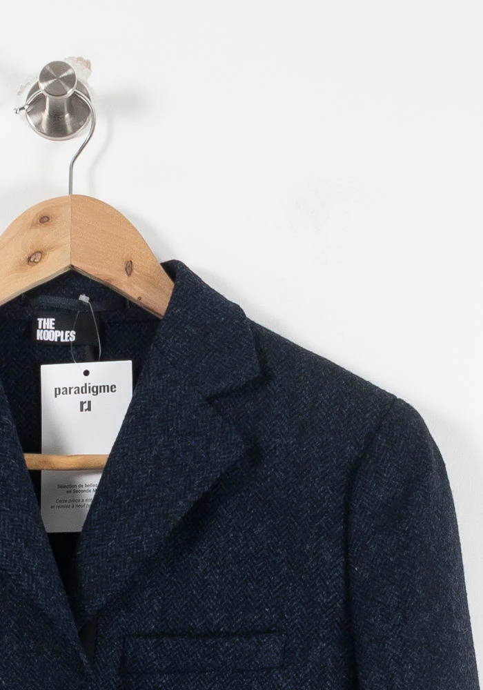 Veste De Tailleur Bleue - Taille XS/34 - Image 3