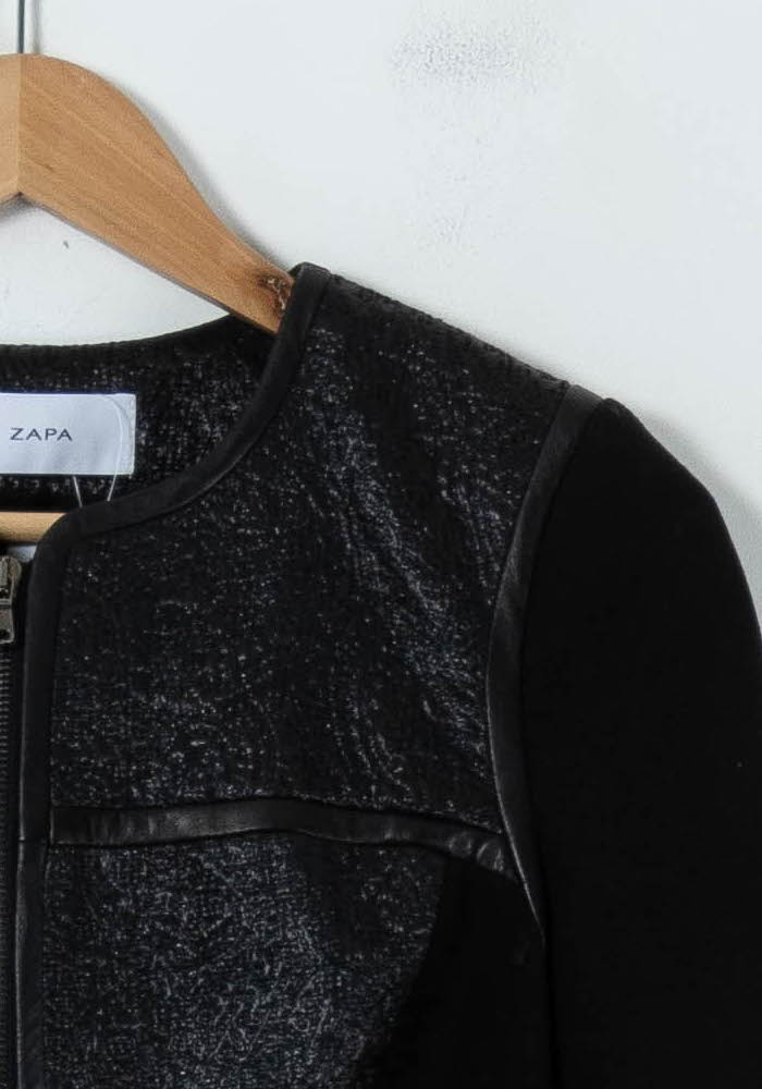 Veste En Cuir Noire - Taille S/36 - Image 3