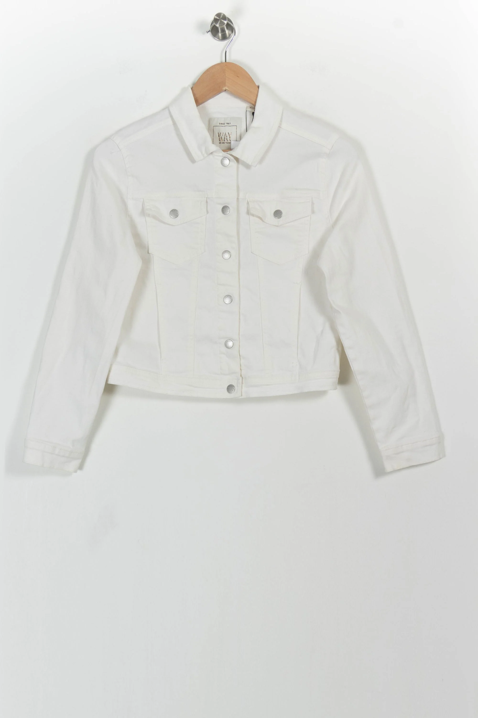 Veste En Jean Blanche - Taille M/38 - Image 2