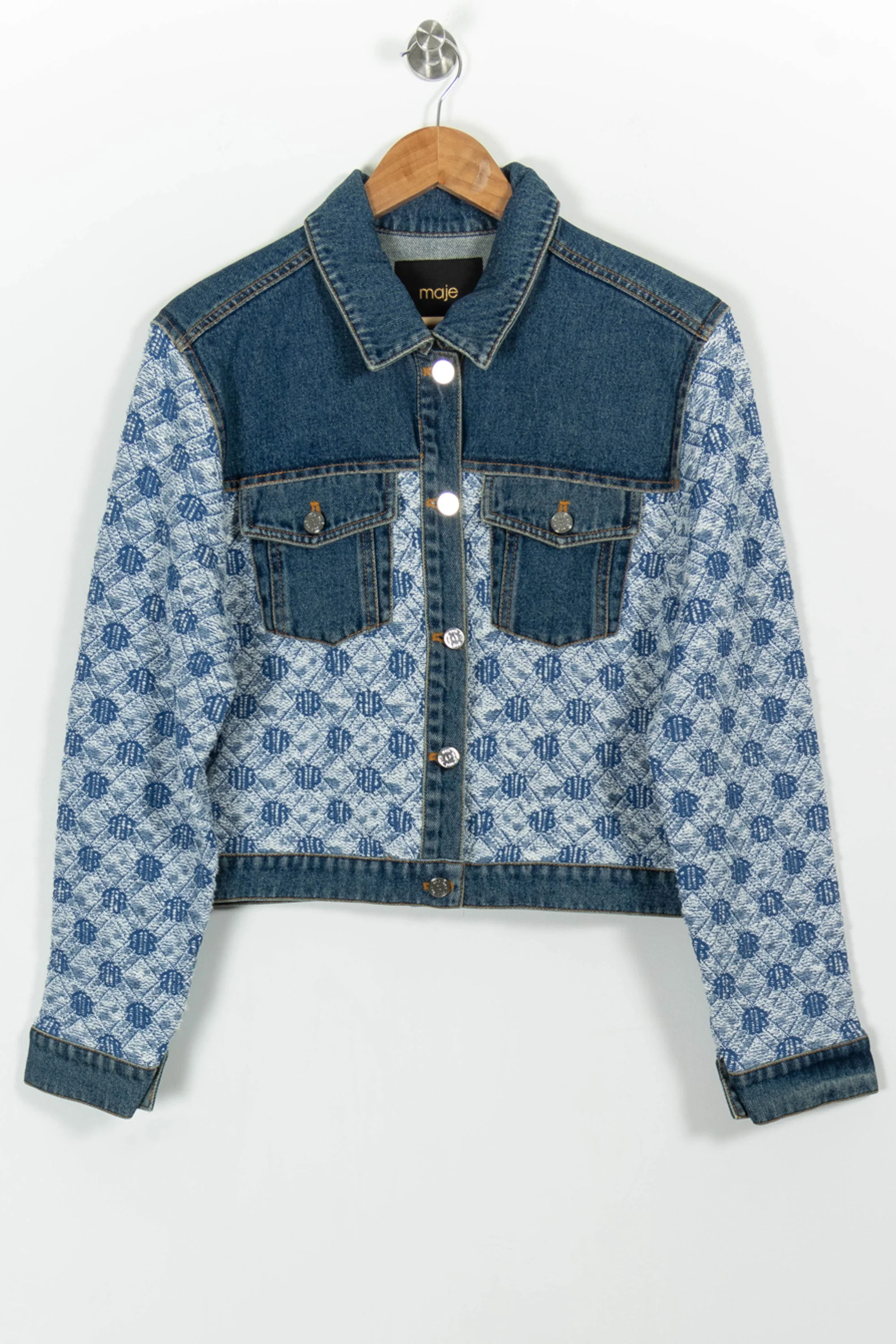 Veste en jean Bleu et Bleu clair - Taille L/40 - Image 2