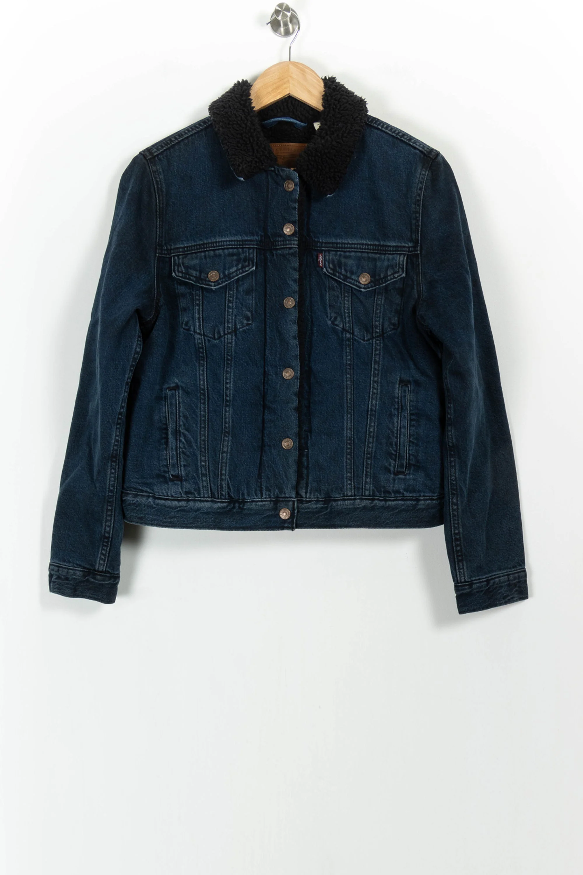 Veste en jean Bleu et Noir - Taille S/36 - Image 2