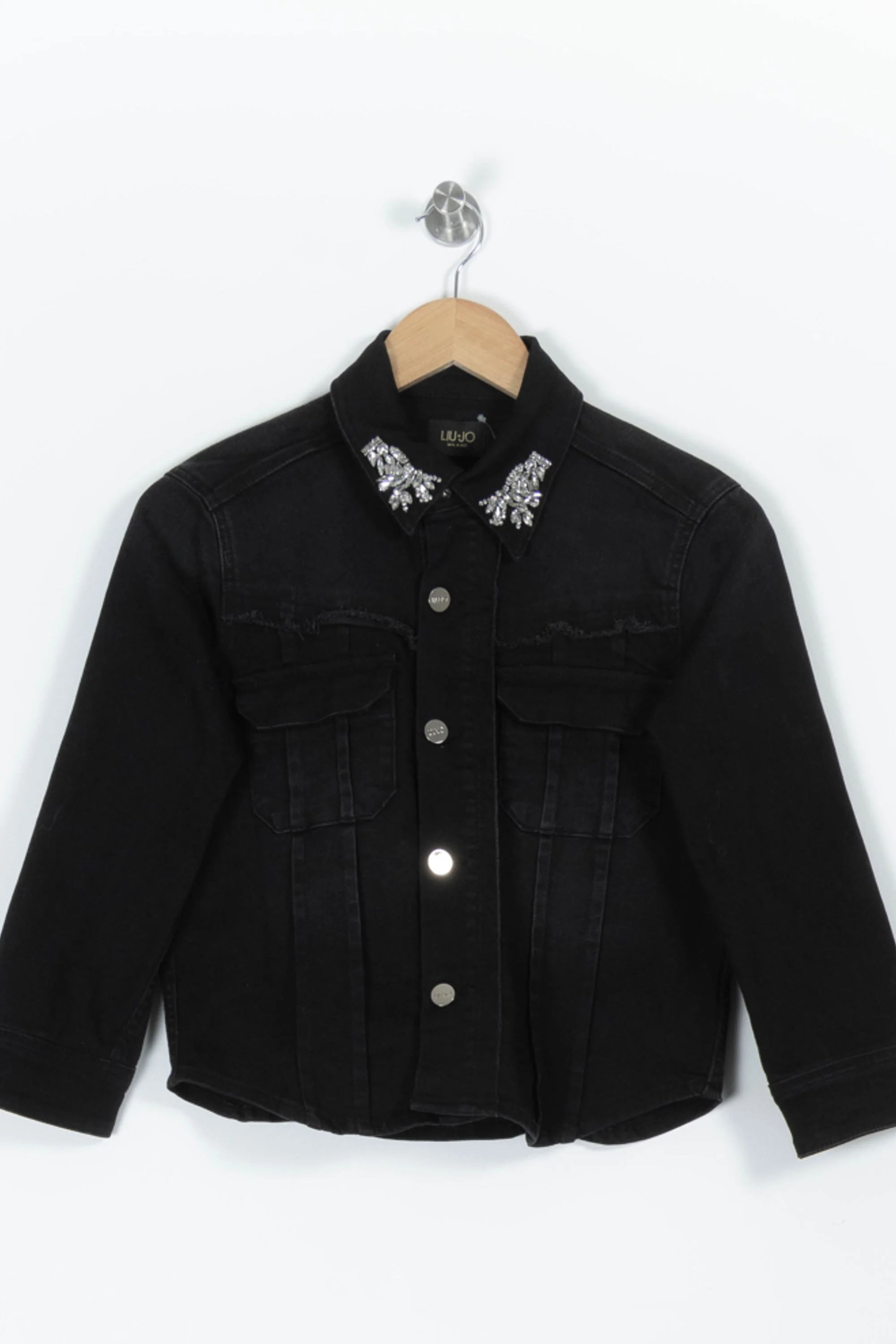 Veste En Jean Noire - Taille XL/42 - Image 2