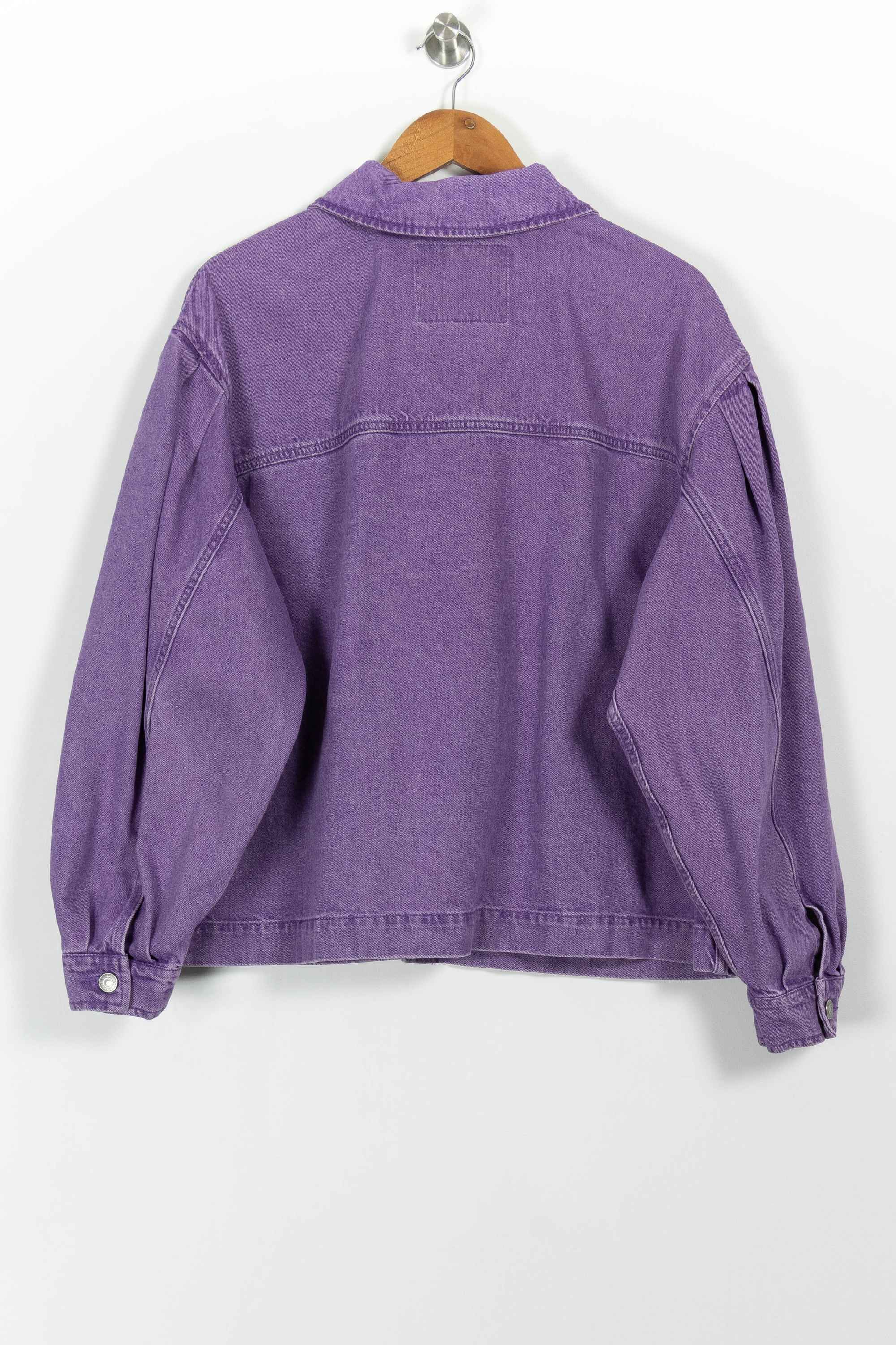 Veste en jean violette - Taille L/40 - Image 4