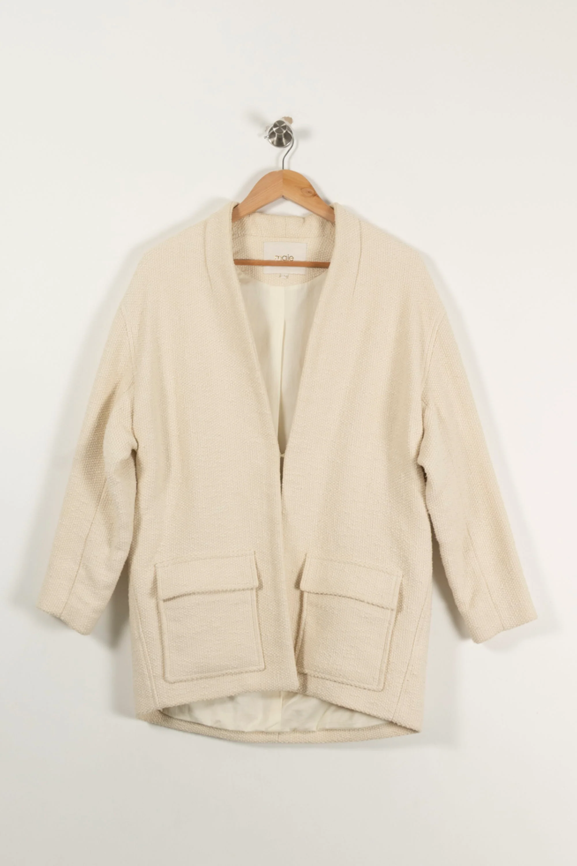 Veste en Tweed Écrue - Taille S/36 - Image 2