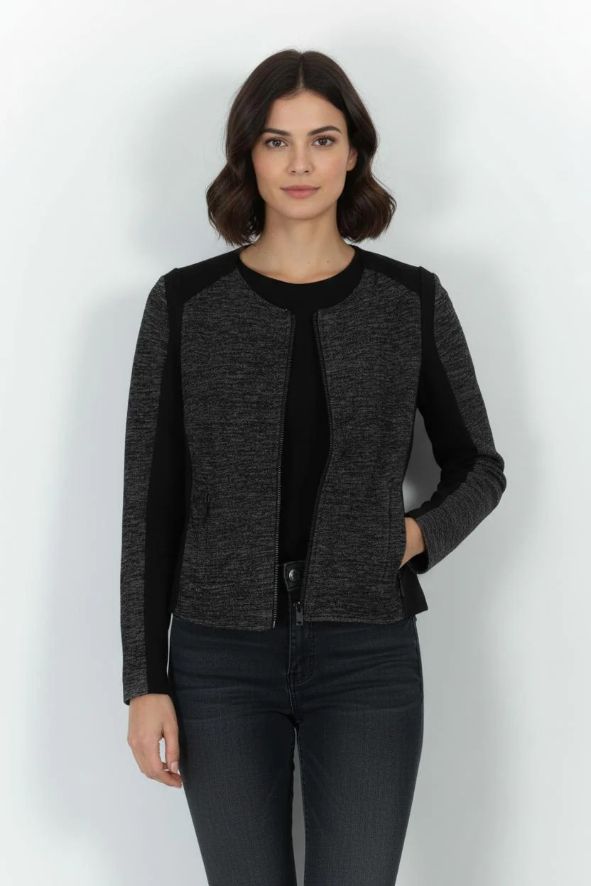 Veste Grise et Noire - Taille M/38