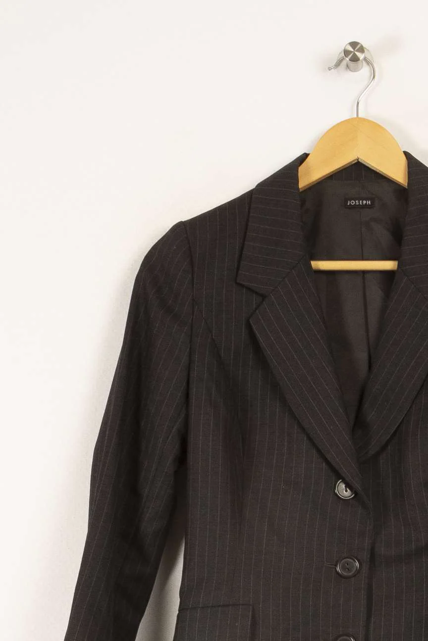 Veste grise rayée - Taille M/38 - Image 4