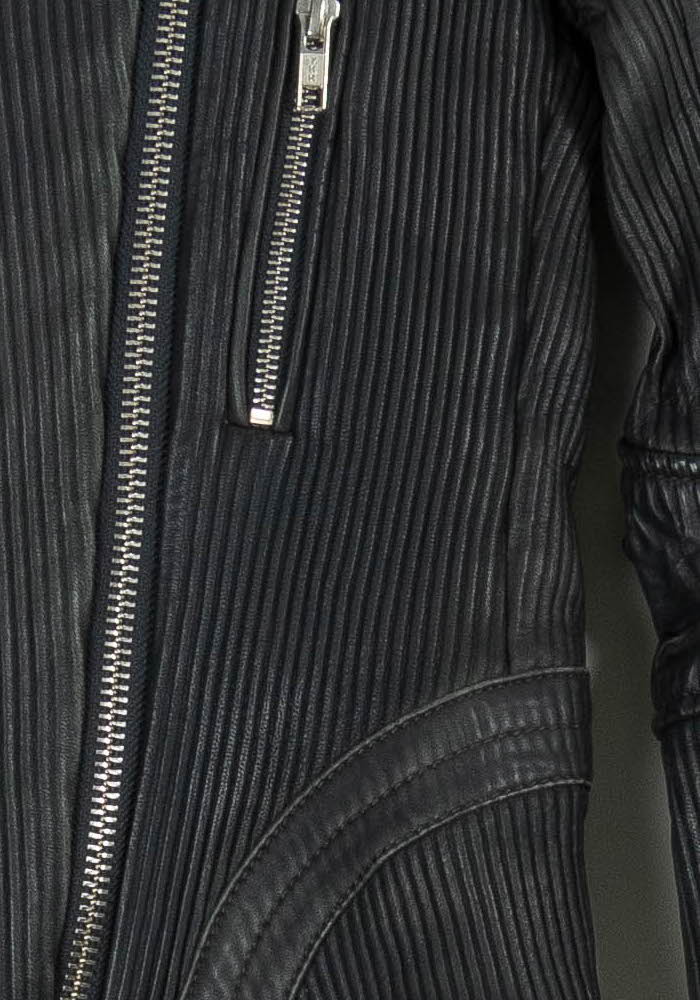 Veste Motard Grise - Taille S/36 - Image 3