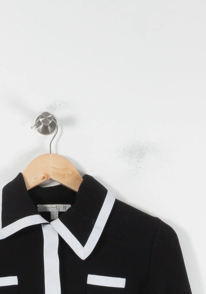 Veste Noire et Blanche - Taille M/38 - Image 3