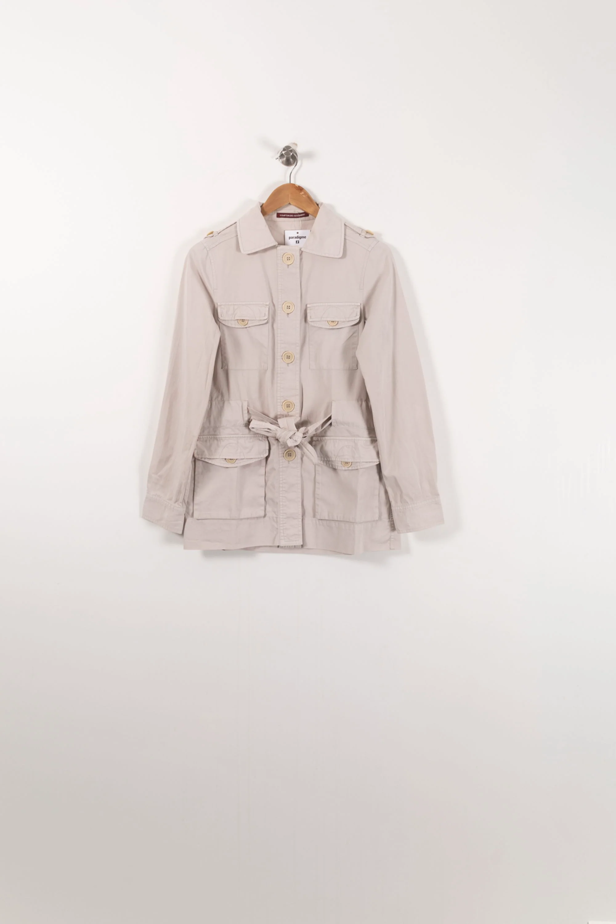 Veste Saharienne Blanche - Taille M/38 - Image 2