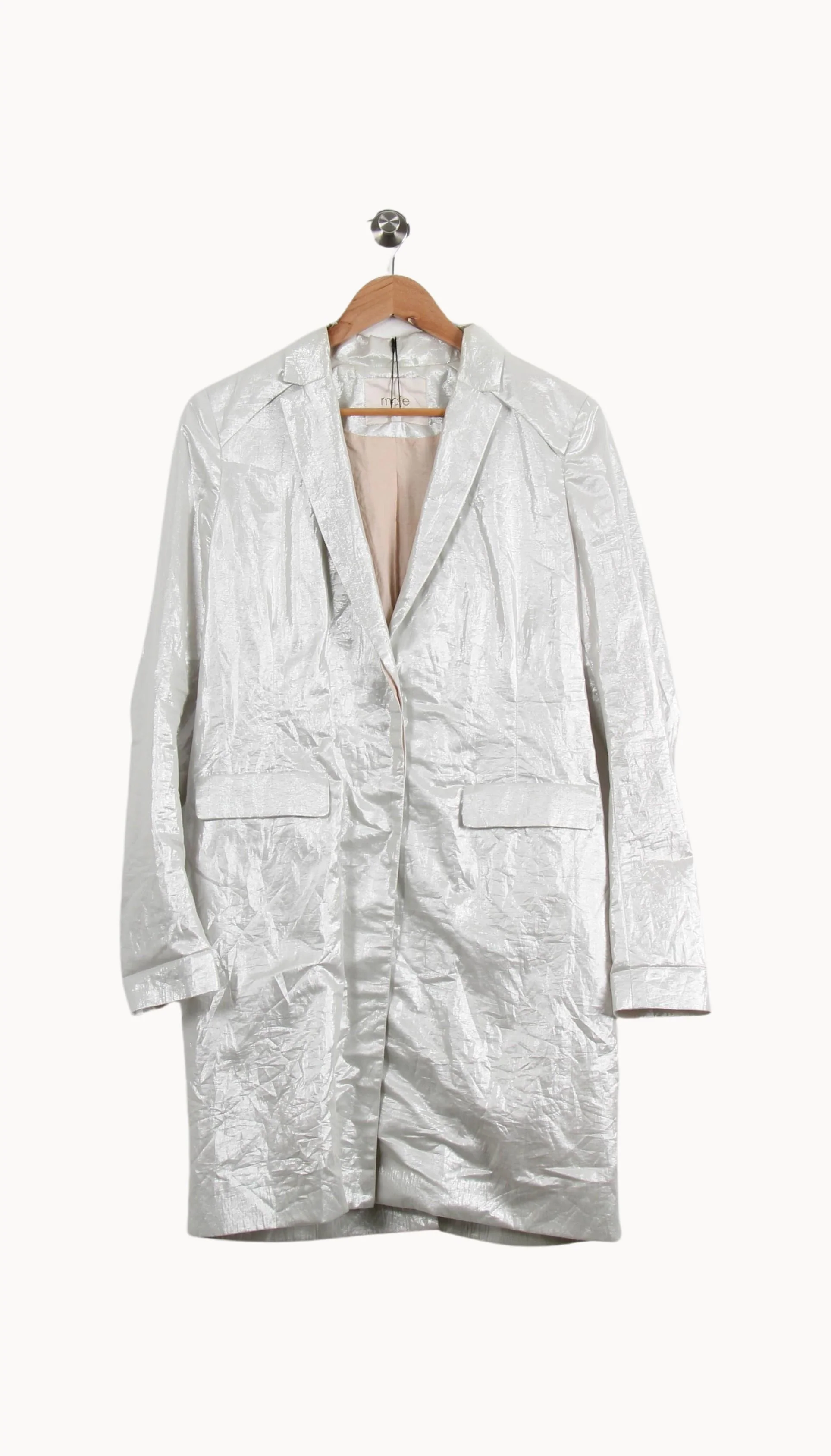 Veste Tailleur Argentée - Taille M/38 - Image 2