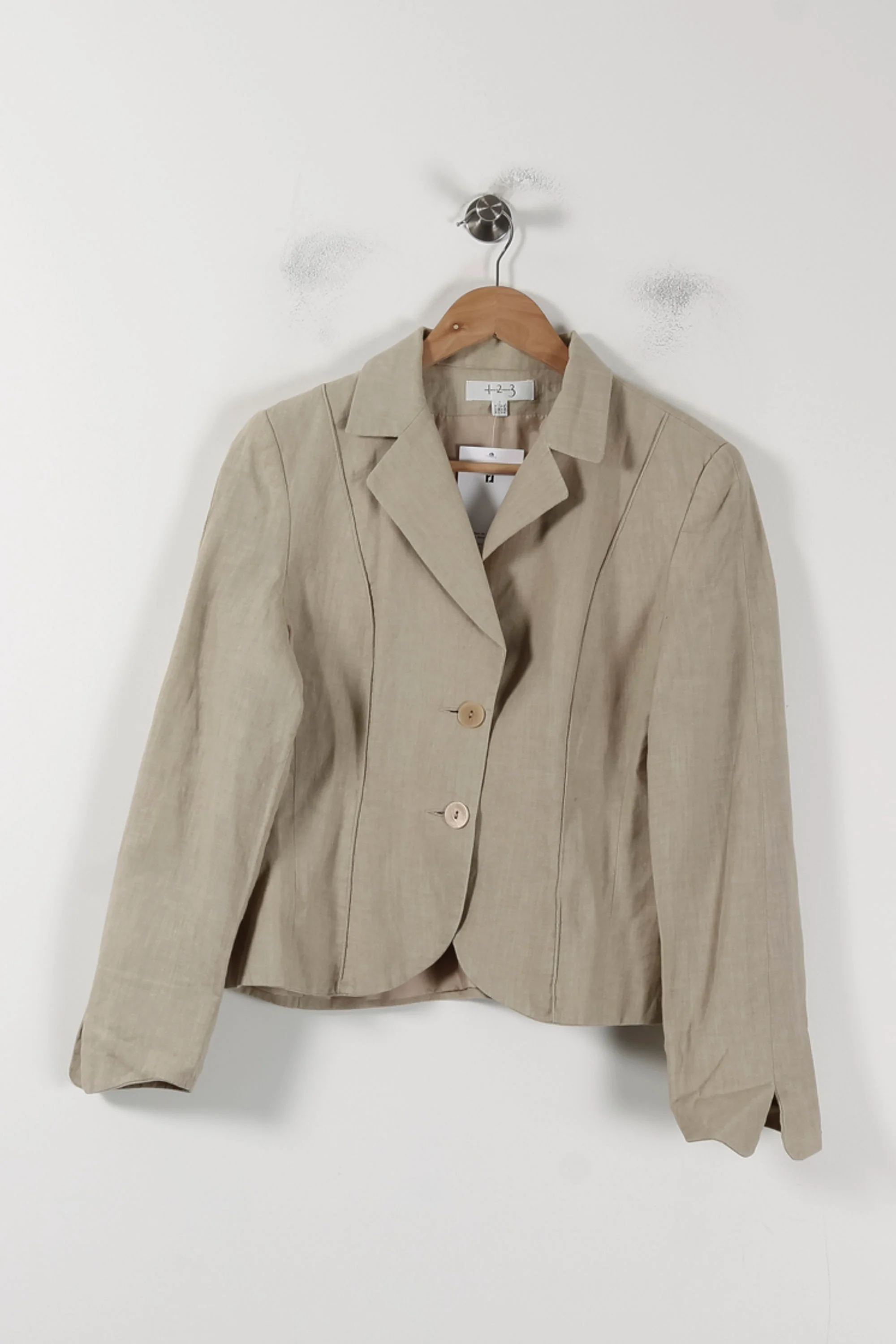 Veste Tailleur Beige - Taille M/38 - Image 2